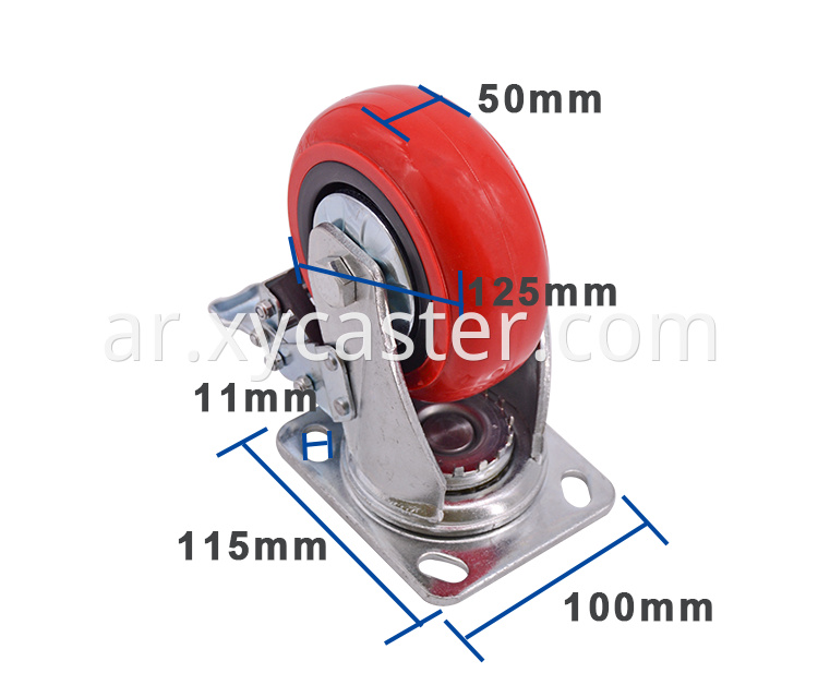 5 Inch Swivel With Pvc Stopper